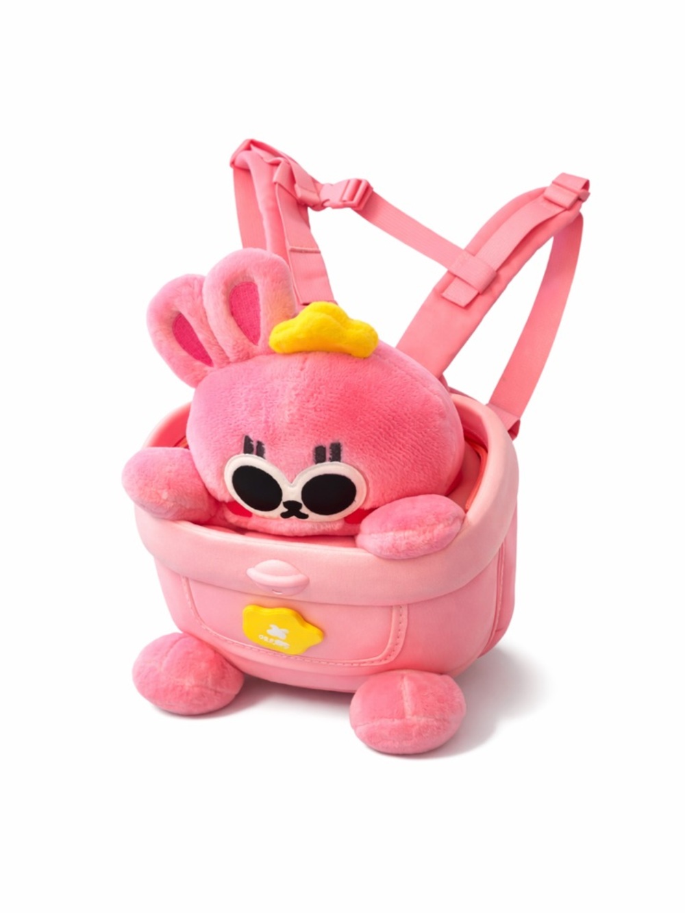 Kawaii Pink Bunny Mini Backpack | Cute Harajuku Plush Bag | Grown x EVA GAO